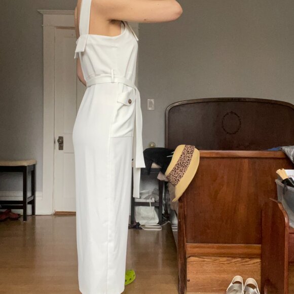 White Topshop jumpsuit romper, size 8 US - Picture 4 of 15